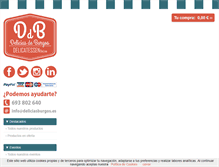 Tablet Screenshot of deliciasburgos.es